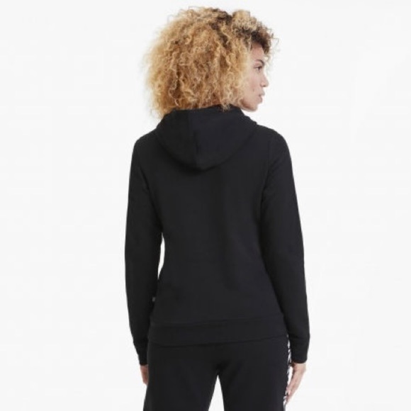 Puma Sweatshirt Puma Logo Amplified Terry Hoodie - Picture 2 of 15